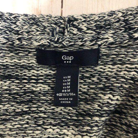 {GAP} Navy Marled Knit Sweater Cardigan - Picture 5 of 7